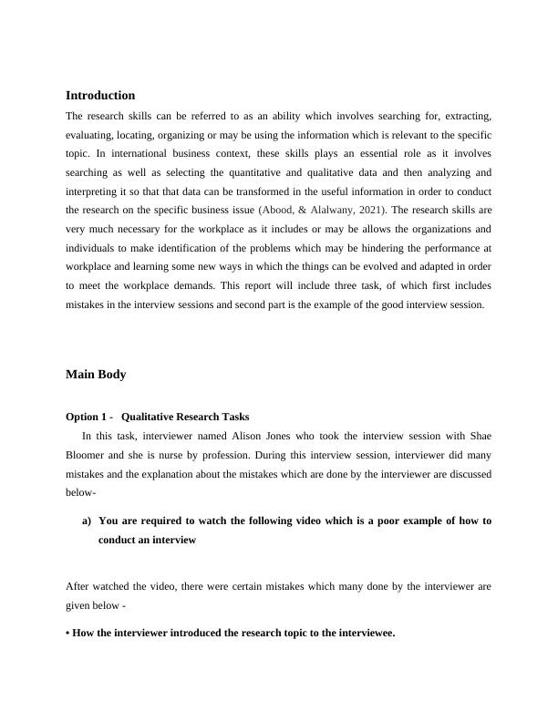 International Business Research Skills - CW3 [Qualitative Research Report]_3