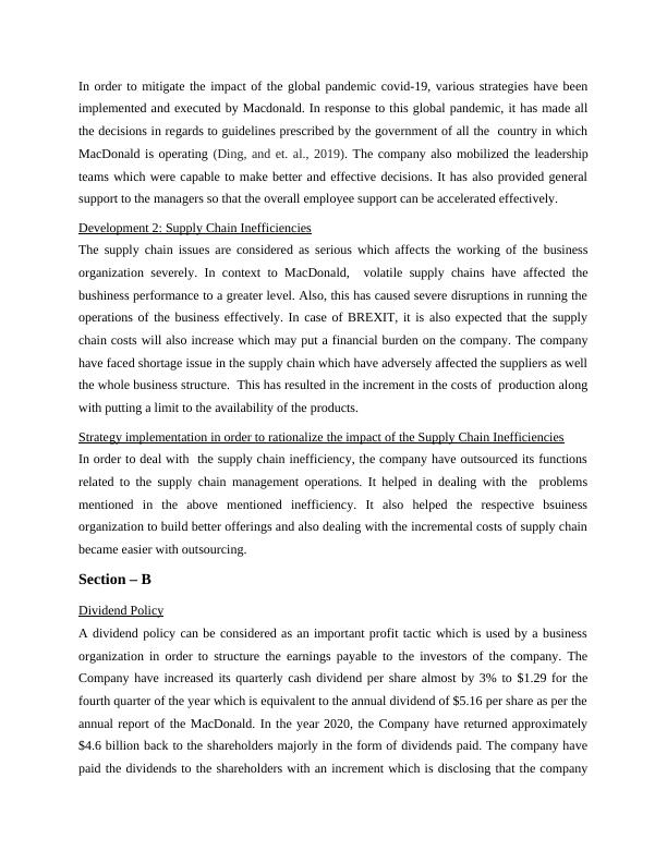 Recent Developments in International Financial Environment and