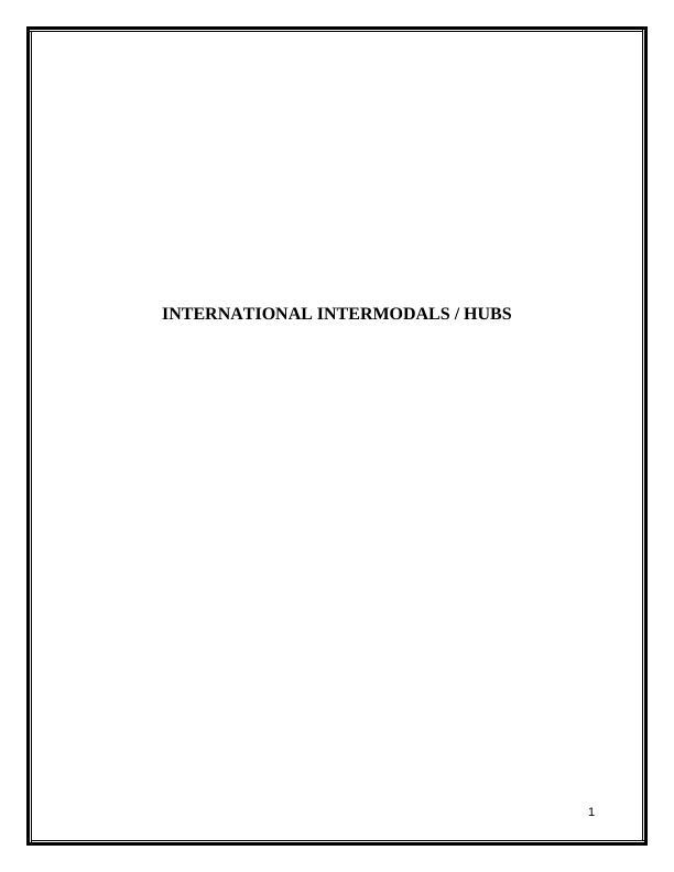 International Intermodals / Hubs_1