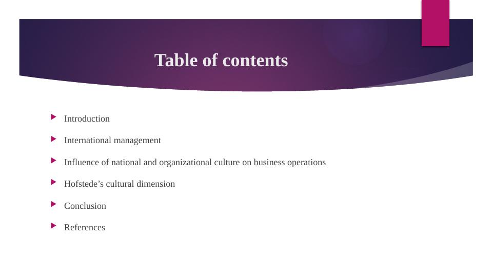 International Management: Influence of National and Organizational Culture on Business Operations_2