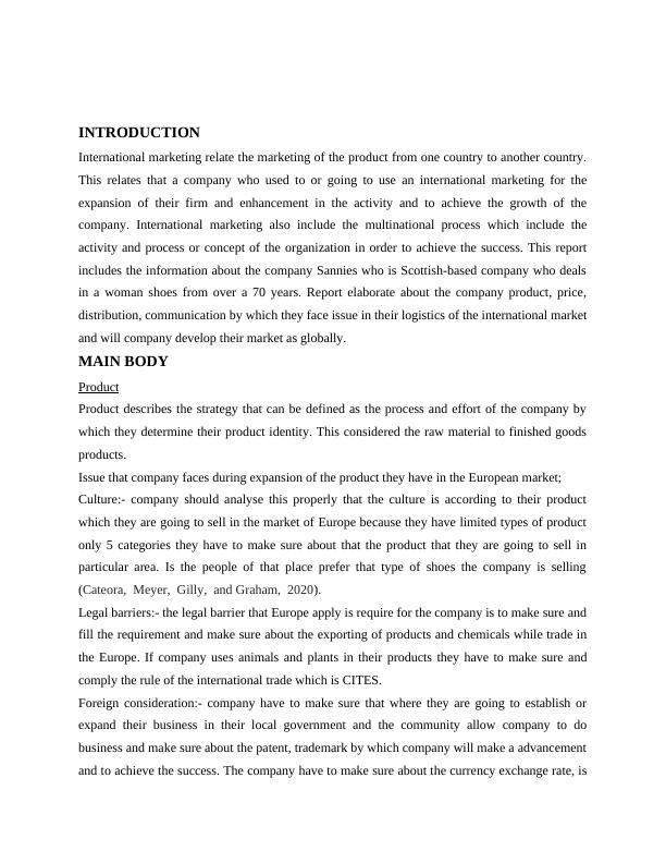 international marketing case study with questions