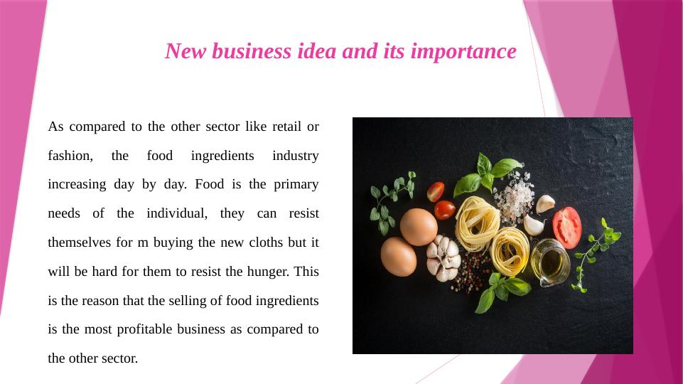 International Retailing and the Growth of Food Ingredients Industry