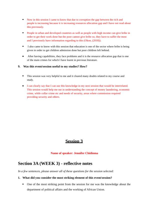 Reflective Notes on International Security Praxis, Learning Journal Template_6