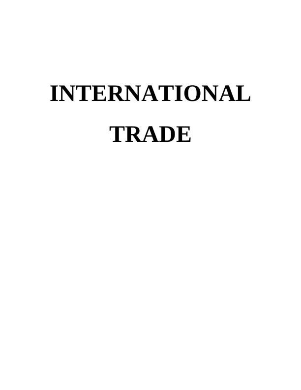 International Trade and Investment Theories_1