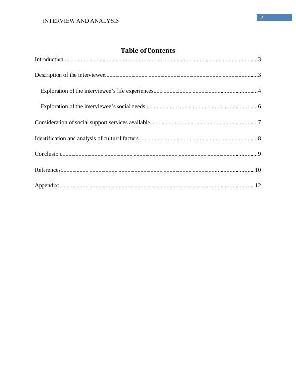 Interview and Analysis: Understanding Cultural Factors for a Culturally ...