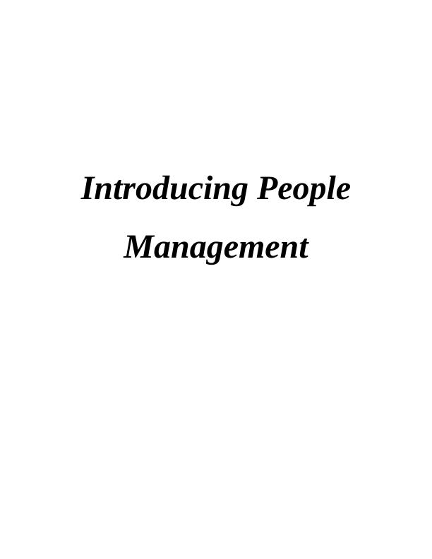 Introducing People Management HURM07001_1