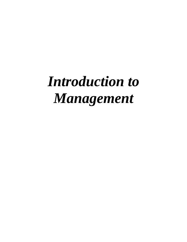 Introduction to Management: Functions, Structure, and HR Management_1