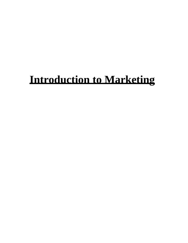 Introduction to Marketing: Tesco's Extended Marketing Mix, SWOT Analysis, Ansoff's Growth Matrix, and Digital Marketing Strategies_1