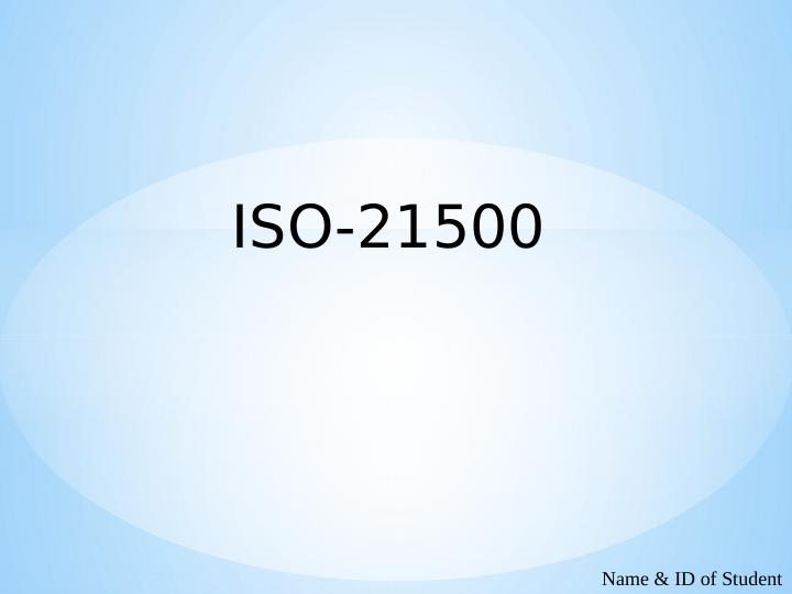 ISO 21500: A Comprehensive Guide To Project Management