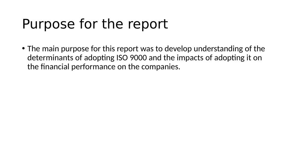 Determinants of Adopting ISO 9000 and Its Impact on Financial Performance_2