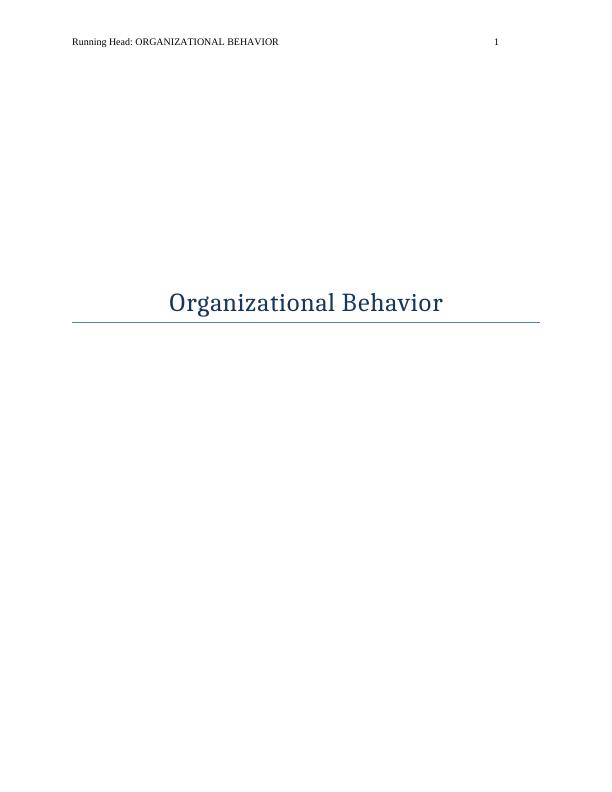 Analyzing the Organizational Behavior of Jacinda Ardern: A Big 5 Personality Trait Theory Approach_1