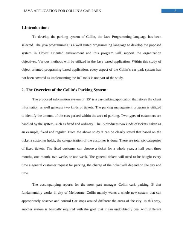 Java Application for Collin's Car Park_3