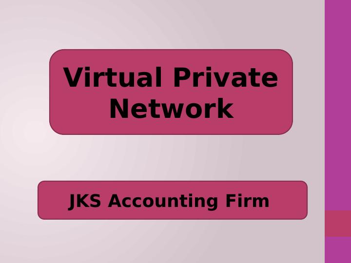JKS Accounting Firm Virtual Private Network