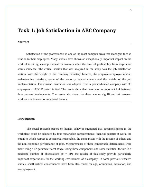 Job Satisfaction in ABC Company: A Study_3