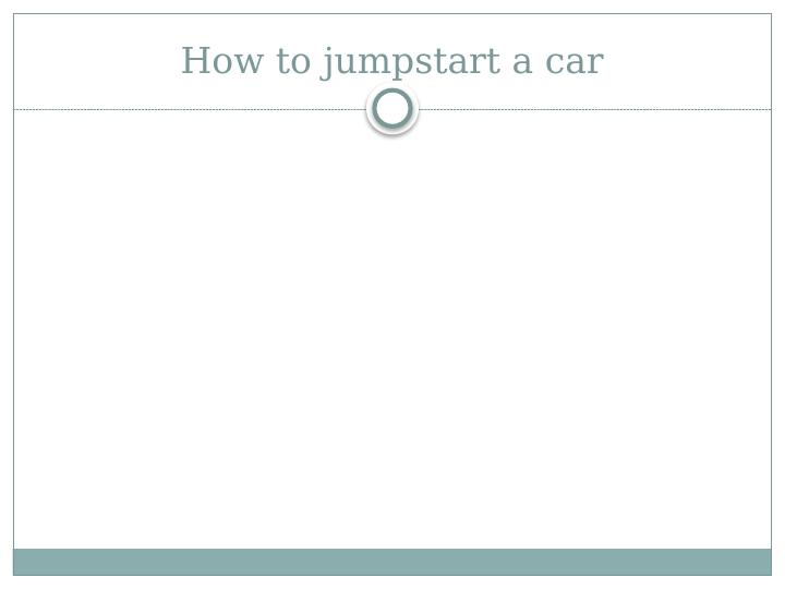 Jumpstarting A Car: A Step-by-Step Guide