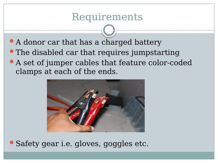 Jumpstarting a Car A StepbyStep Guide