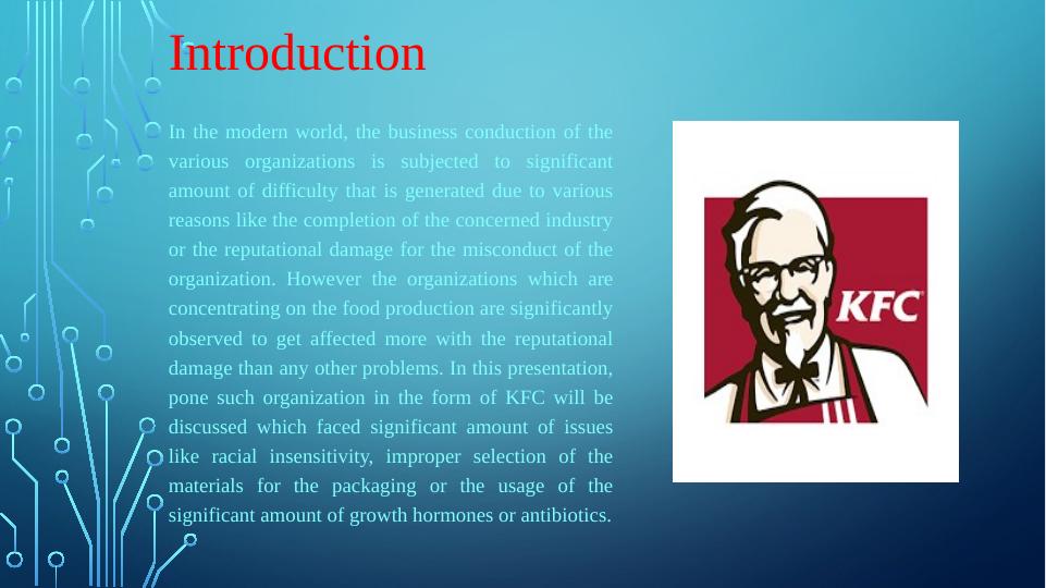 kfc supply chain management case study