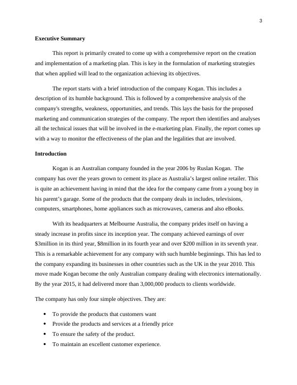 Marketing Plan for Kogan: SWOT Analysis, Strategies, and Action Plan