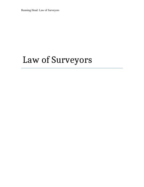 Law of Surveyors_1