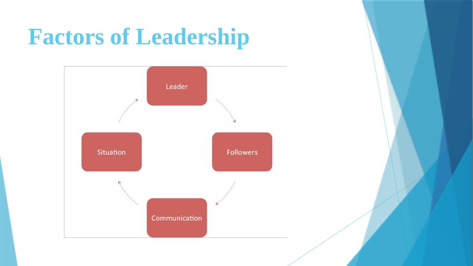 Leadership: Factors, Styles, And Power