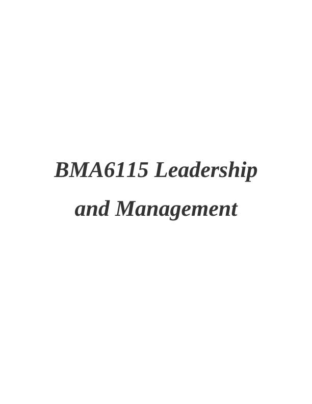 Leadership and Management: Factors for Success and Development_1