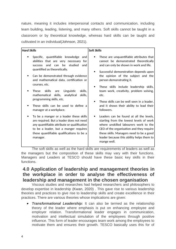 tesco leadership style case study