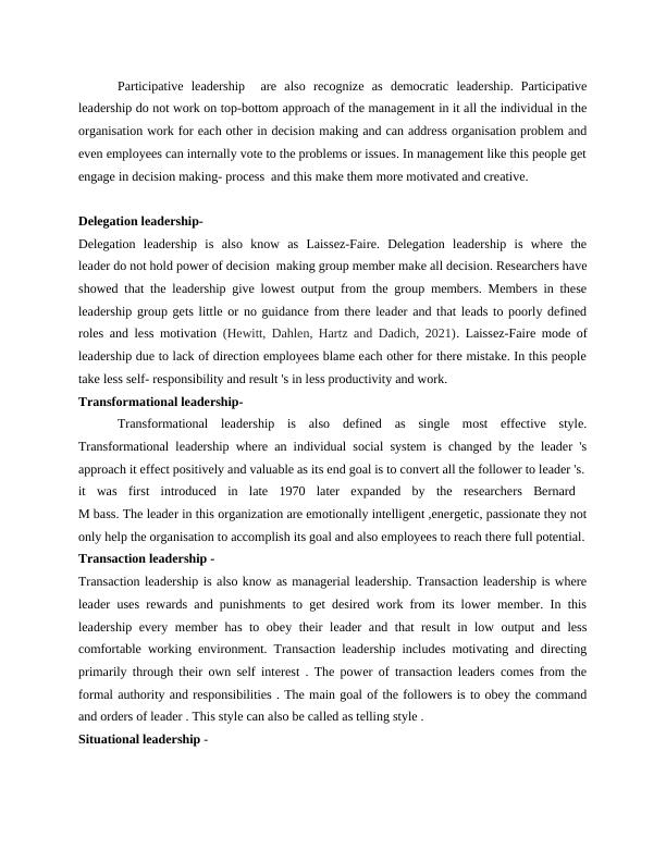 Leadership Report: Styles, Models, Organizational Culture, and Diversity Management_4
