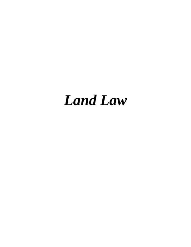 Leasehold Ownership and Lack of Checks and Balances in Land Law_1