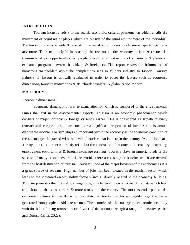 Assessment of Economic Dimensions, Stakeholders, and Tourist Motivations in Lisbon's Tourism Industry_3