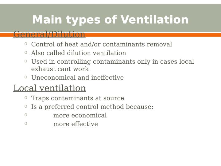 Local Exhaust Ventilation (LEV) Systems Design, Maintenance, and