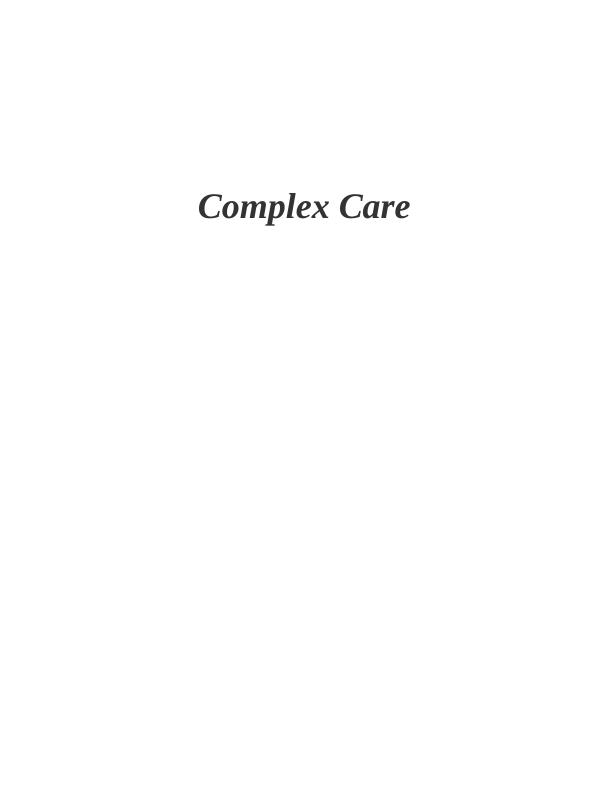 Complex Care for Lung Cancer Patients: Physical and Psychological Symptoms and Interventions_1