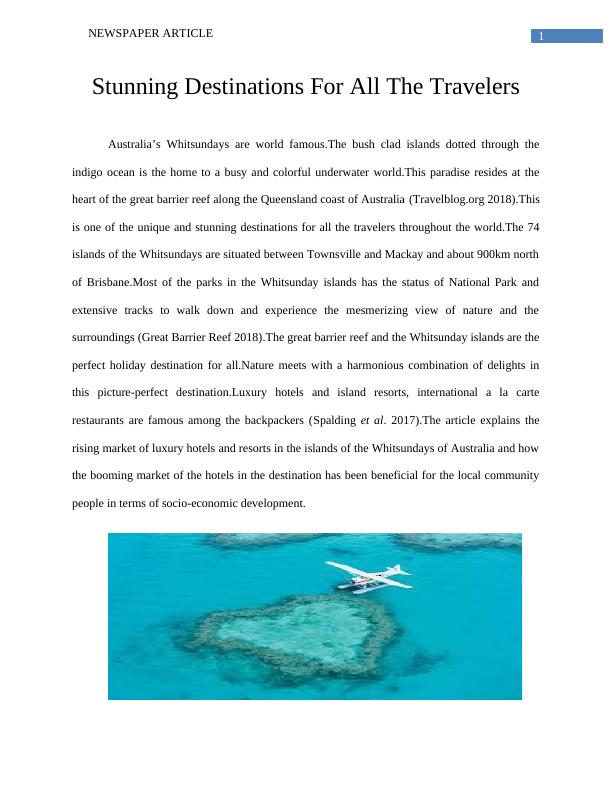 Luxury Hotels and Resorts in Whitsunday Islands: A Booming Market for Socio-Economic Development_2
