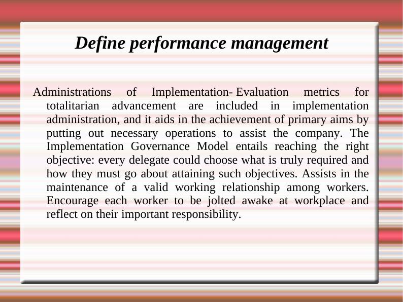 Performance Management Strategy for MacDonald: A Comprehensive Evaluation