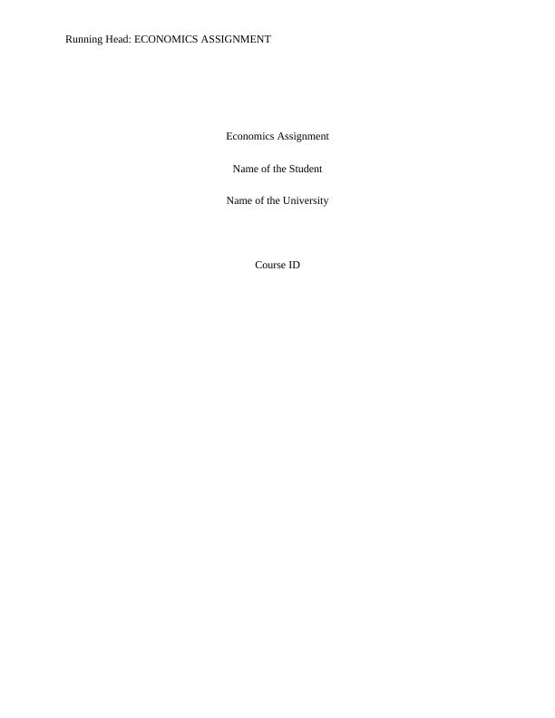 Economics Assignment: Macroeconomic and Monetary Development of Canada_1