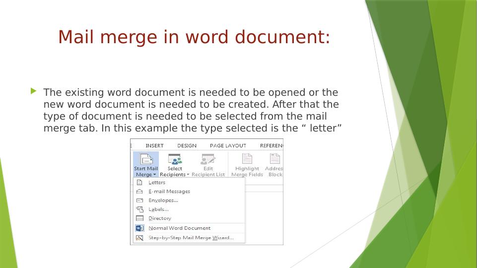 How To Perform Mail Merge In Word Document Excel And Images 8923