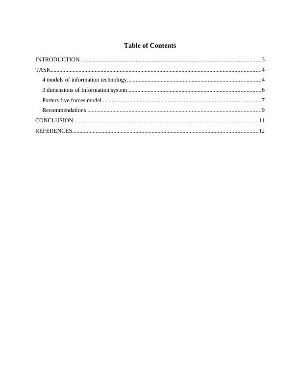 Management Information Systems: Models, Dimensions, and Porters Five ...