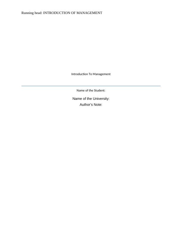 Management Issues and Motivation Theories in an Organization_1