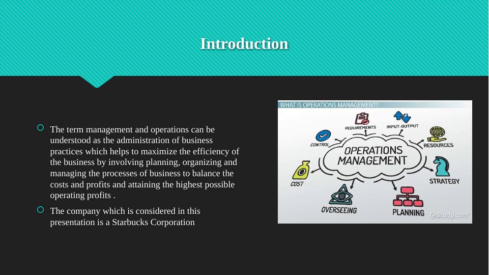 Management And Operations - Key Approaches, Roles, Significance And Factors