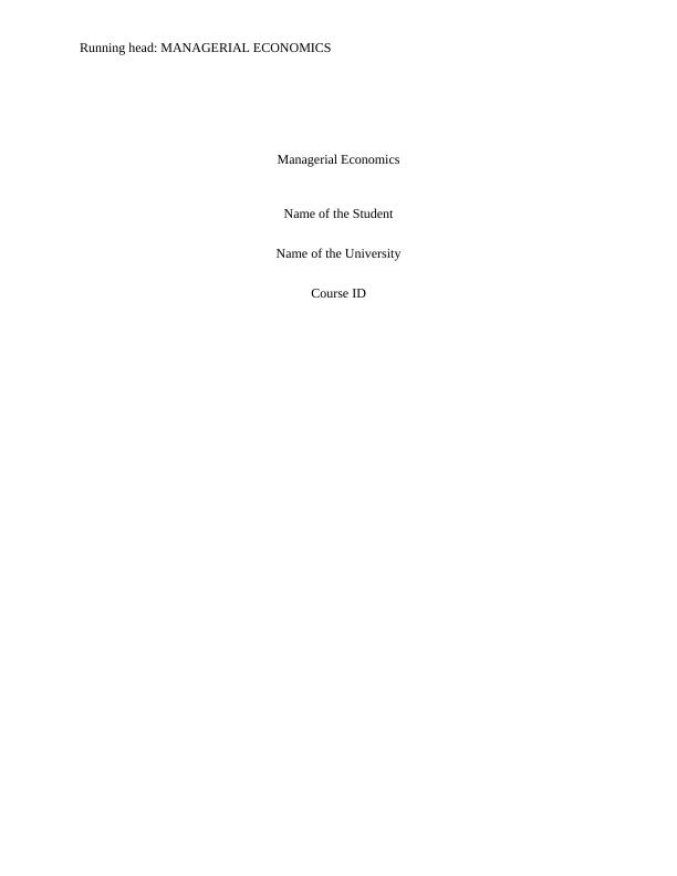 Managerial Economics: Fiscal Policy, Monetary Policy and Taxation_1