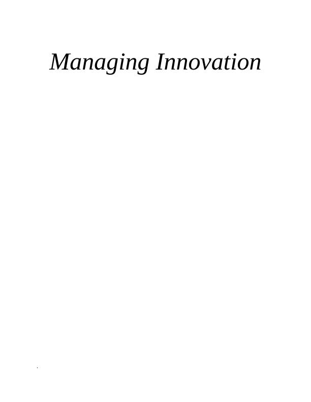 Managing Innovation: Application of Blue Ocean Strategy for Future Development_1
