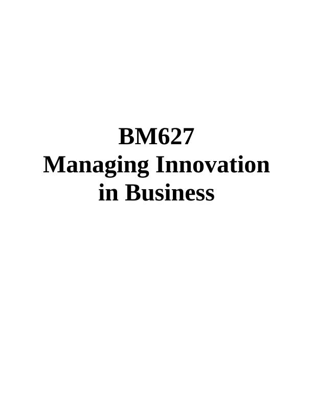 managing innovation case study