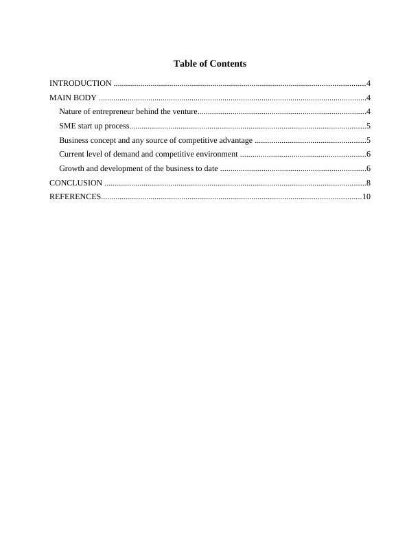 Managing Small and Medium Enterprises: A Case Study of Davison Canners