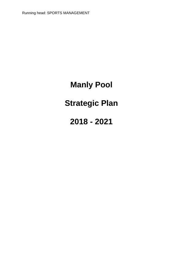 Strategic Plan for Manly Pool: Developing Youth through Swimming_1