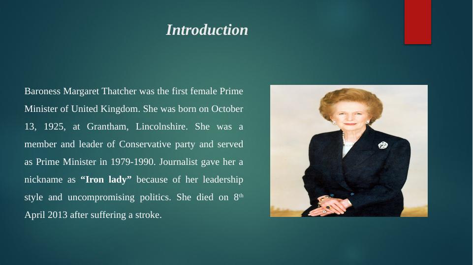 Margaret Thatcher: The Iron Lady and Her Leadership Style_3