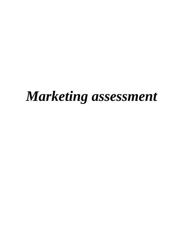 Marketing Assessment_1