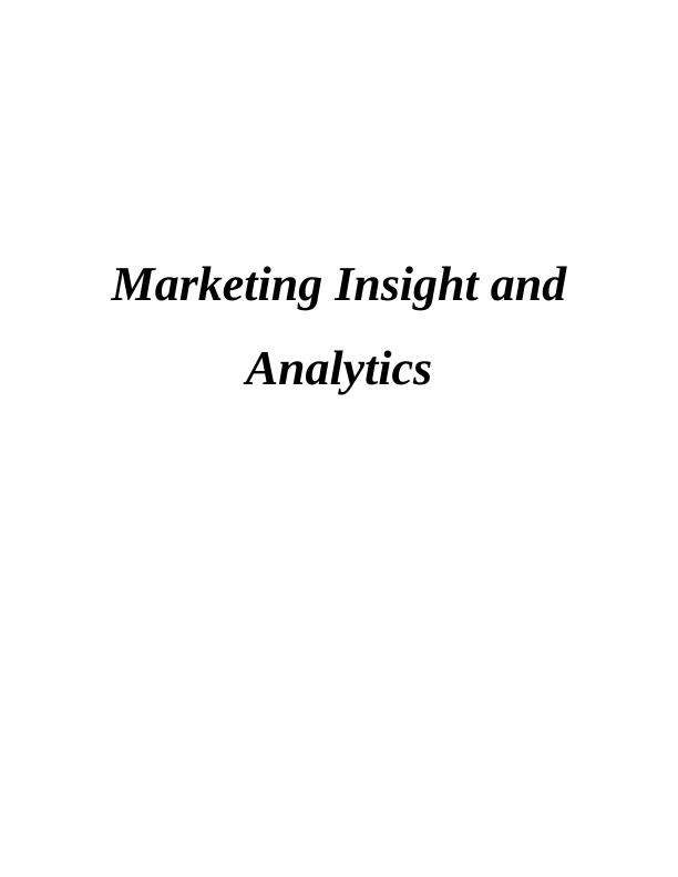Marketing Insights and Analytics Unit 33_1