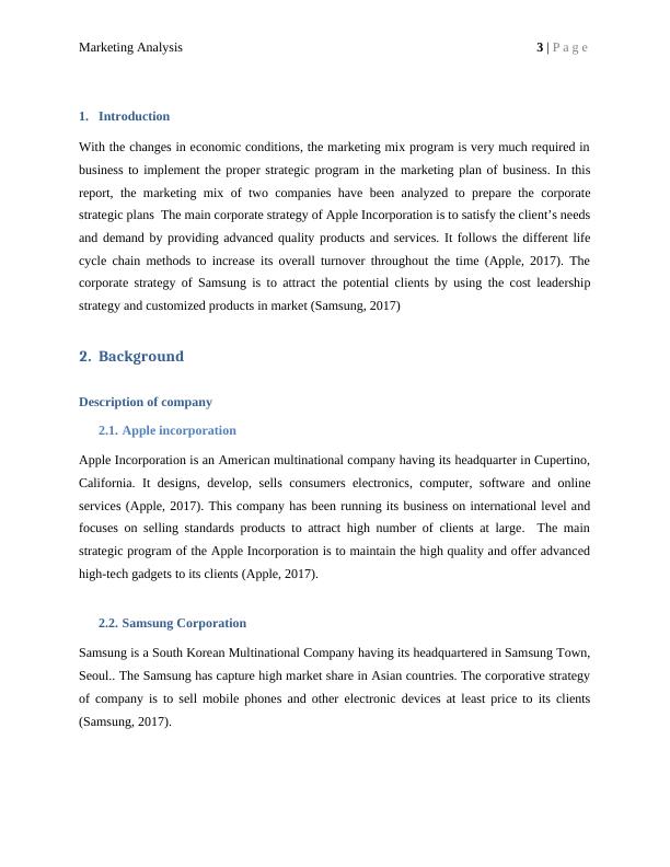 Marketing Mix Analysis of Apple and Samsung | Desklib