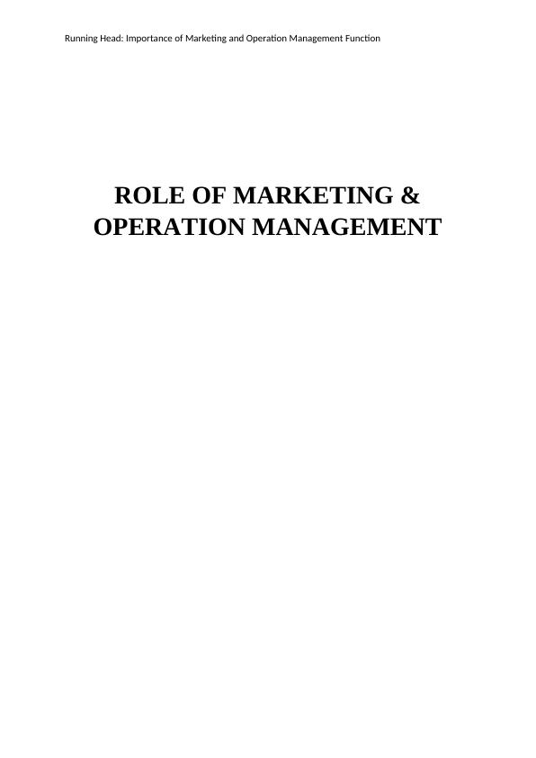 role-of-marketing-operation-management-desklib