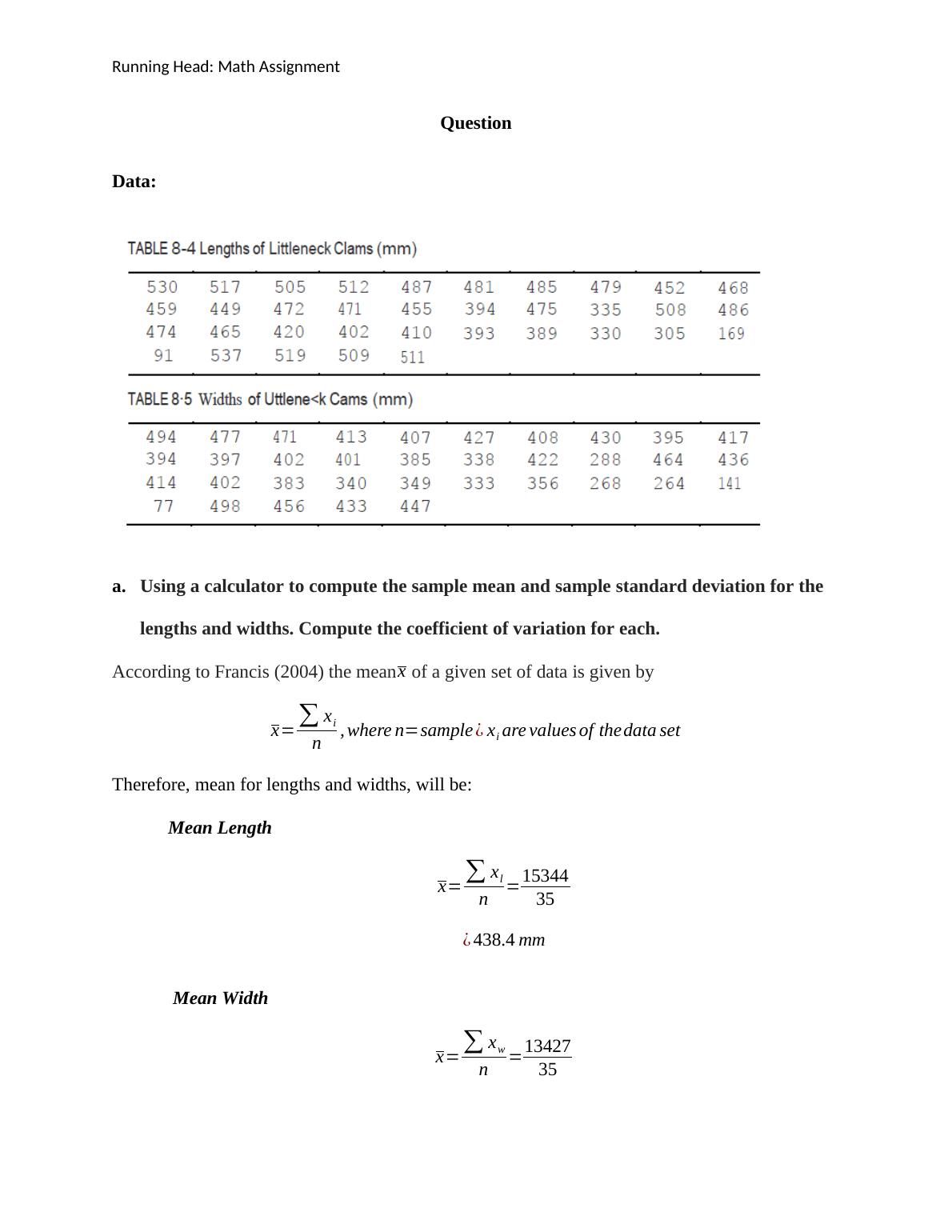 assignment number mean