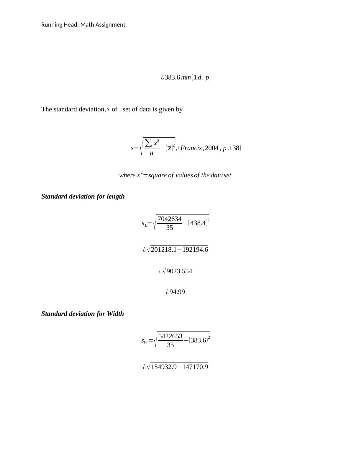 assignment number mean